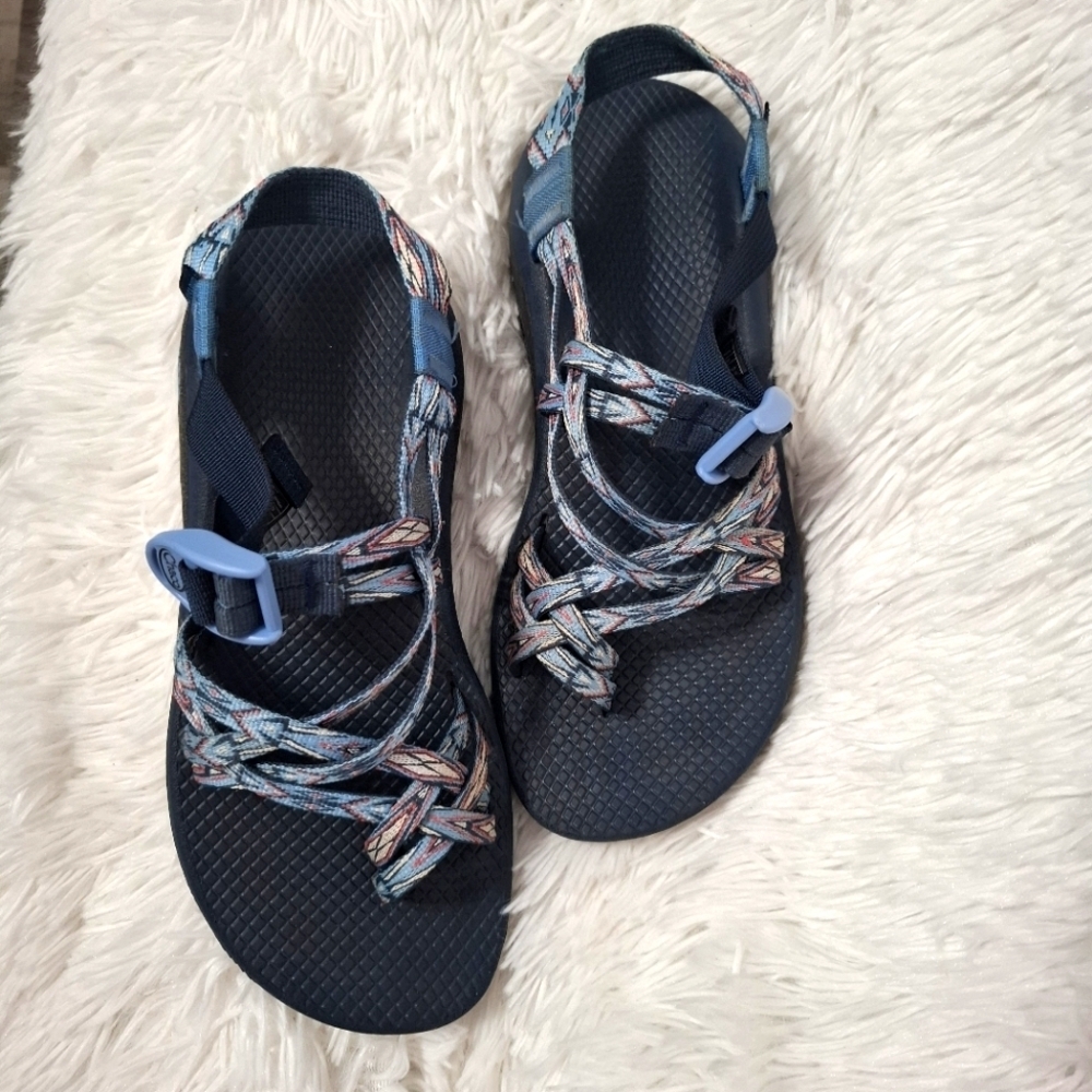 Chaco Z Volv X2 Sandals Light Weight Knotted Blue Women's US 9 EU 40
